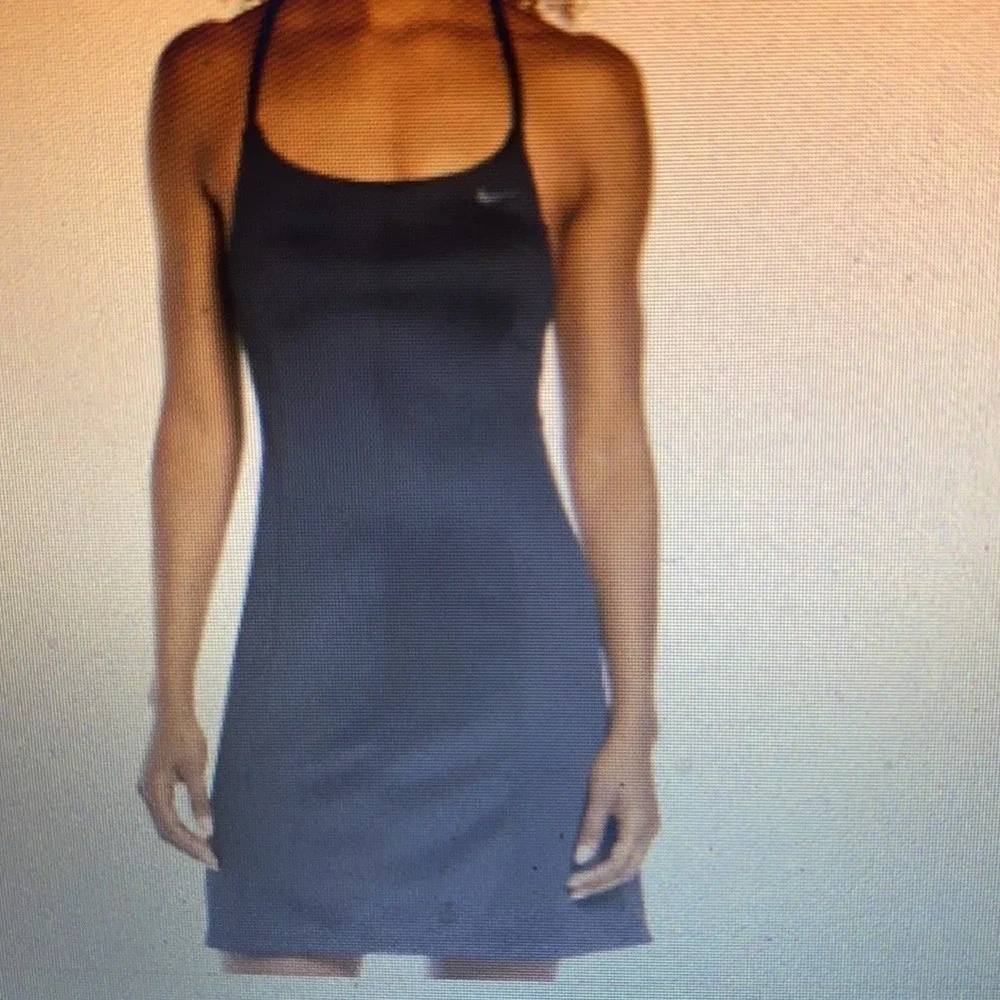 Nike Sportwear Clash Icon Black Mini Dress Swoosh Logo Women XL‎ Activewear NWT